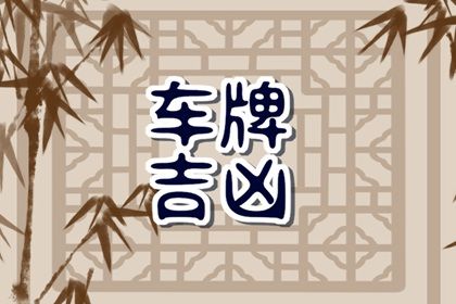 号码吉凶是什么